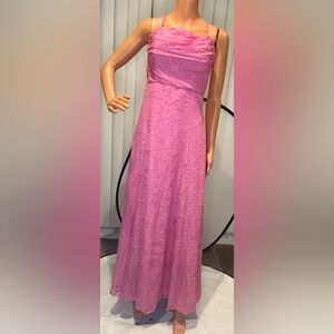 Elegant Pink Maxi Dress